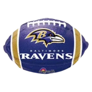 17" Anagram Baltimore Ravens NFL Football Foil Balloon | Buy 5 Or More Save 20%