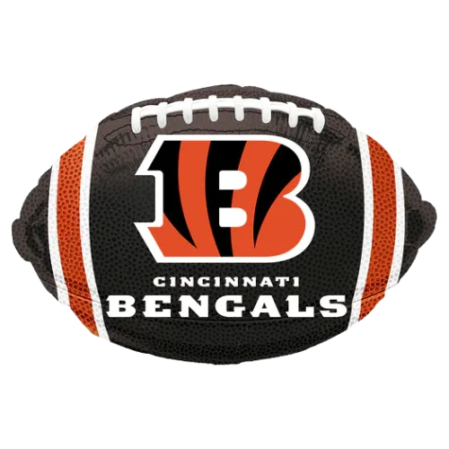 17" Anagram Cincinnati Bengals NFL Football Foil Balloon | Buy 5 Or More Save 20%