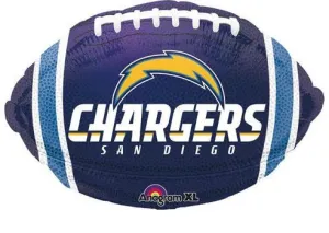 17" Anagram San Diego Chargers NFL  Football Foil Balloon | Buy 5 Or More Save 20%