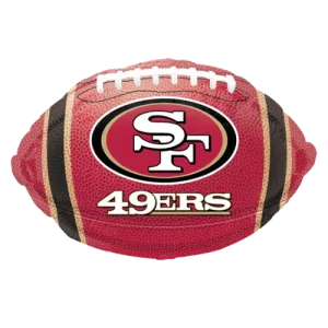 17" Anagram San Francisco 49ers NFL Football Foil Balloon | Buy 5 Or More Save 20%