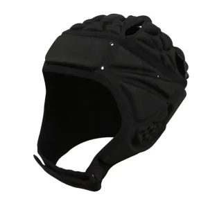 1933 Soft Football Helmet Sport Roller Skating Protective Cap(Black (No Logo))