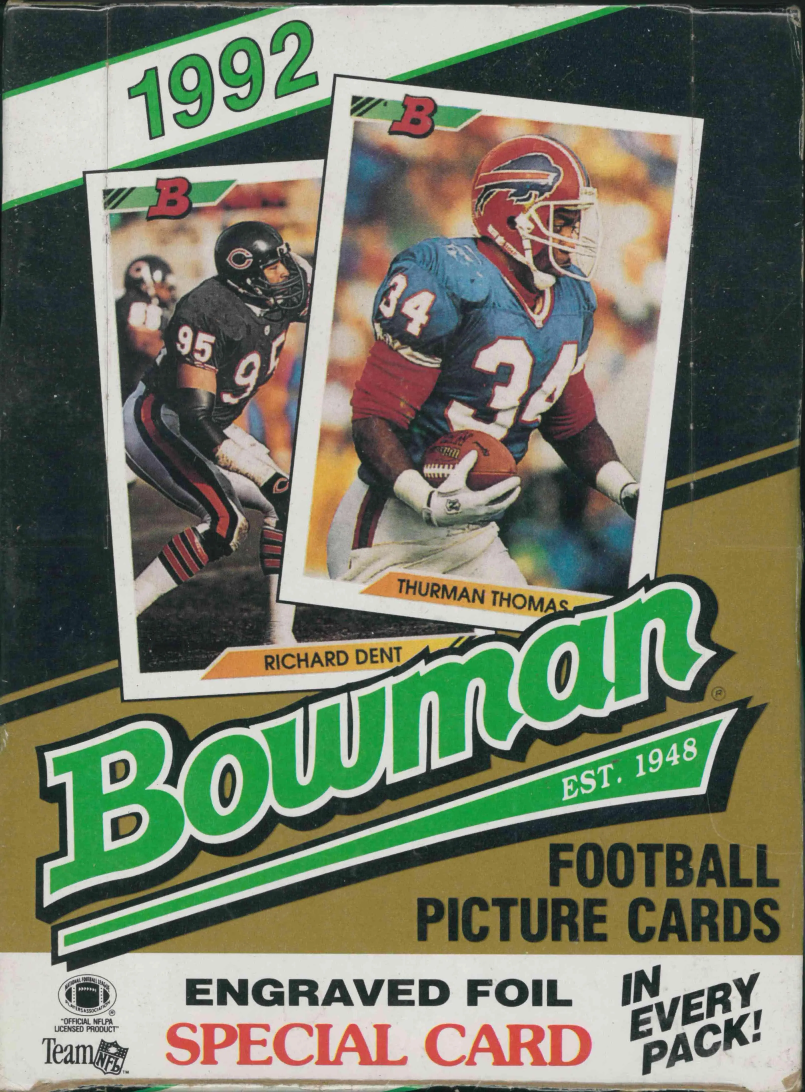 1992 BOWMAN NFL FOOTBALL SEALED BOX