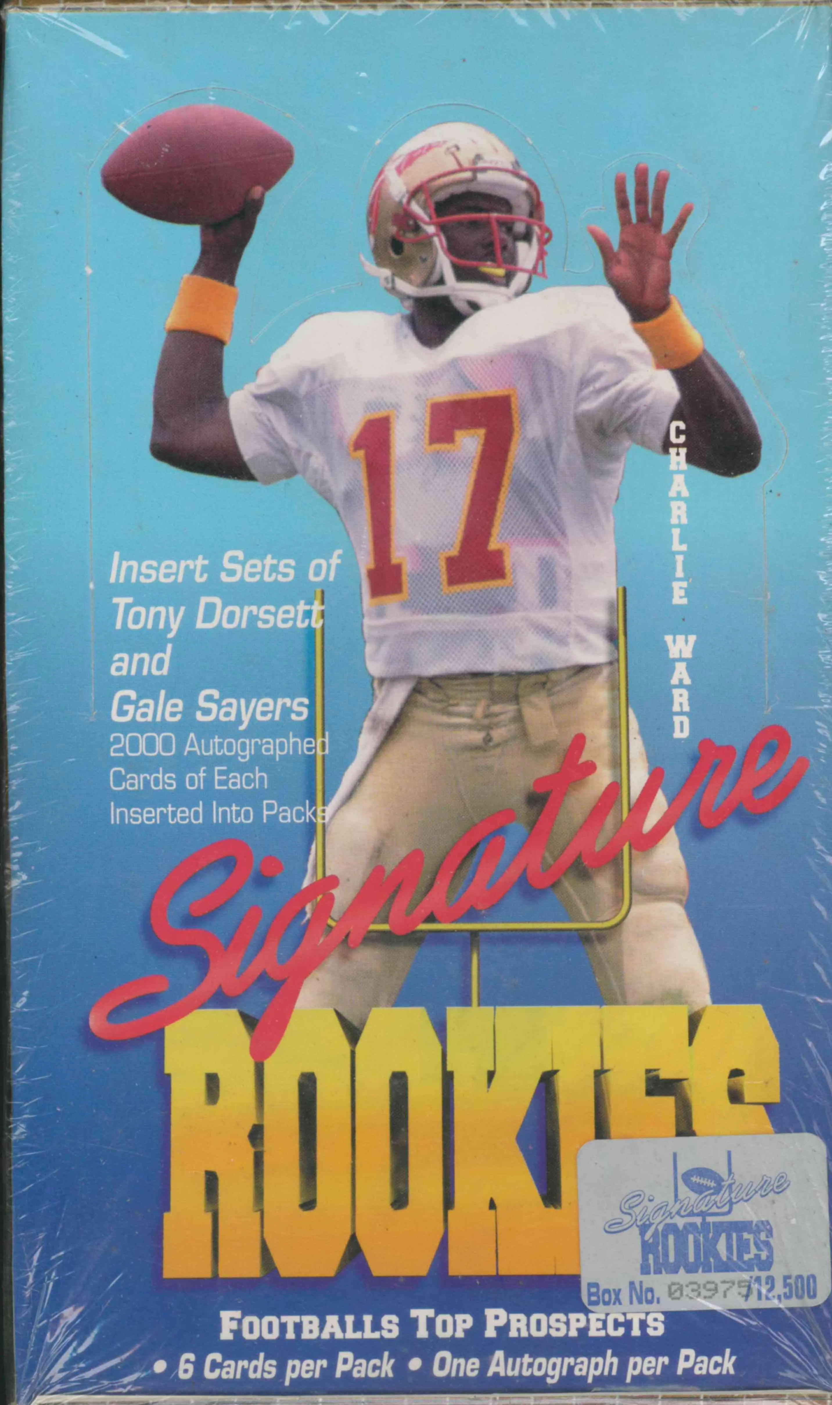 1994 SIGNATURE ROOKIES FOOTBALL TOP PROSPECTS FACTORY SEALED BOX