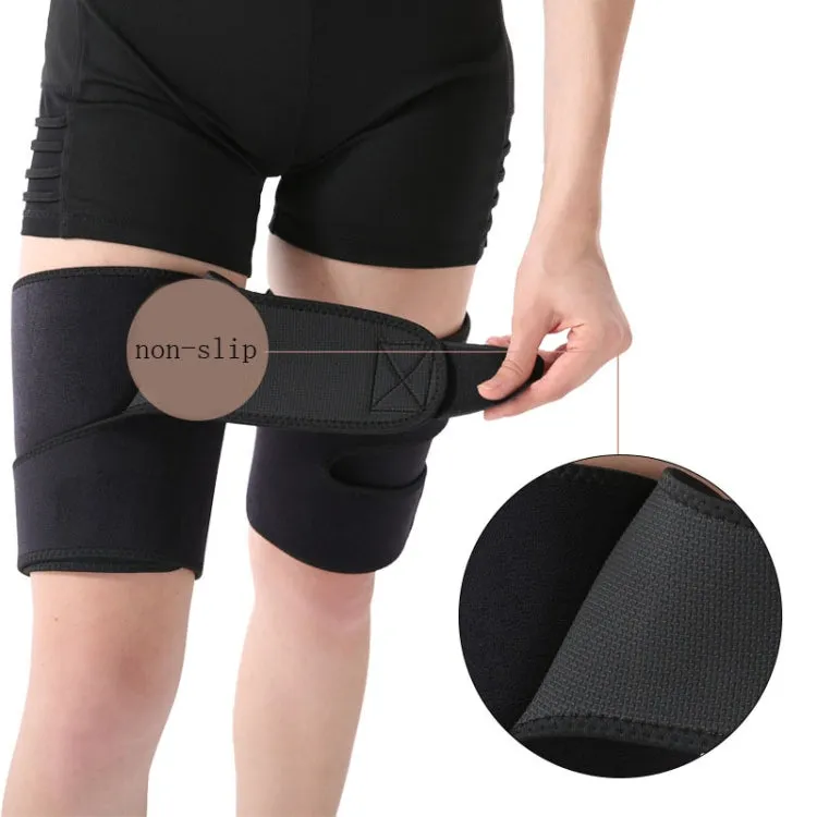 1pair Adhesive Thigh Protector Sports and Fitness Leg Protector, Specification: L ( 66 x 19cm)