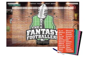 2024 Fantasy Footballers Draft Board Kit - 12, 10, 8 Team