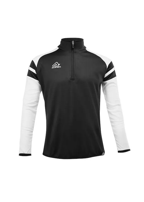 ACERBIS KEMARI 1/2 ZIP SWEATSHIRT BLACK WHITE