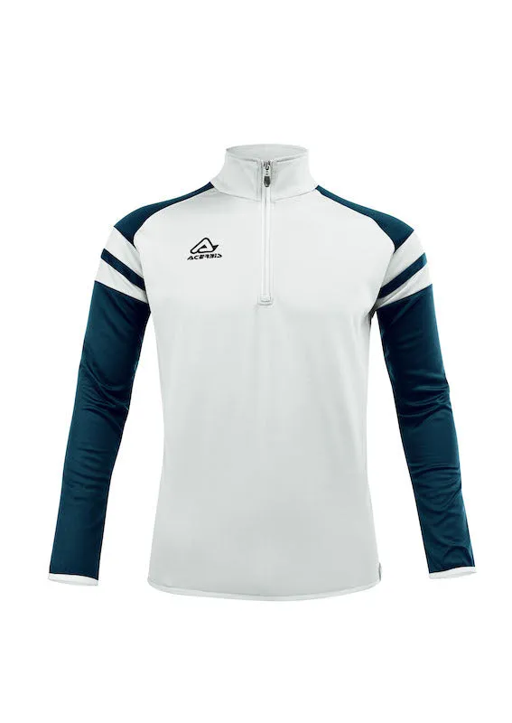 ACERBIS KEMARI 1/2 ZIP SWEATSHIRT WHITE BLUE