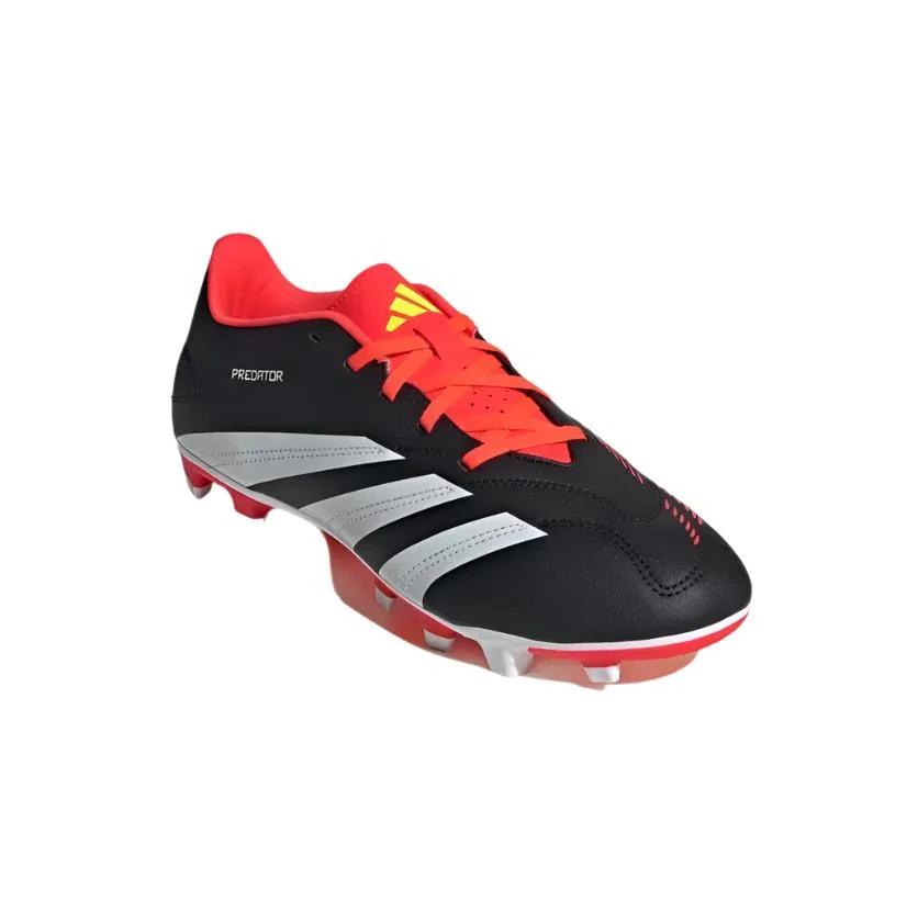 Adidas Adults Unisex Football Boots Predator Club FG Black/White/Solar Red