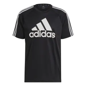 Adidas AEROREADY Sereno Men's Logo Jersey BLACK