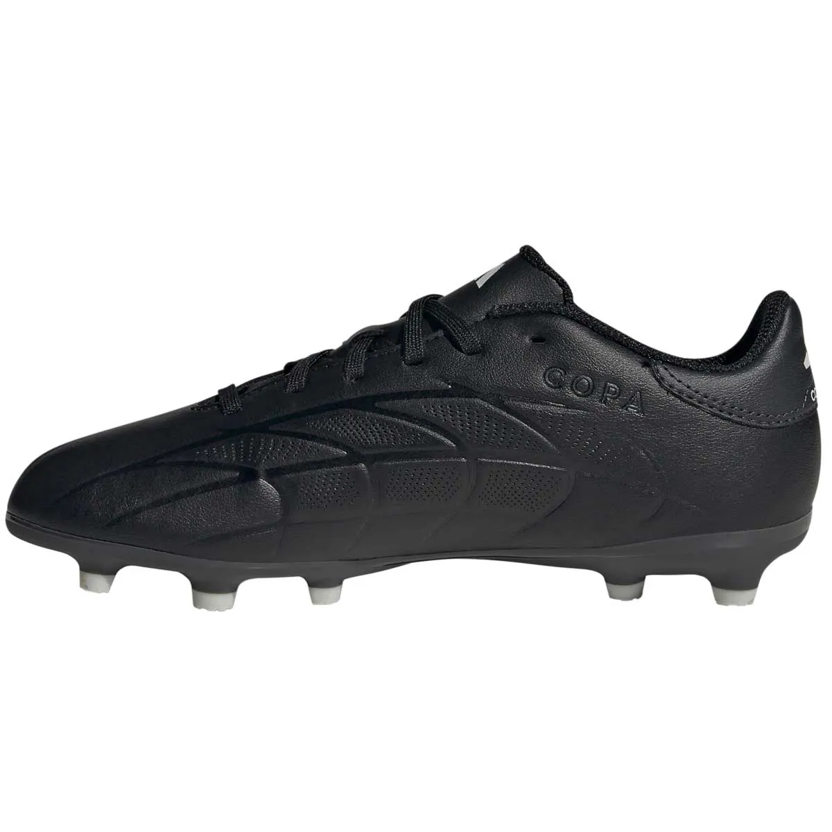 adidas Copa Pure 2 League FG Football Boots - Youth - Black/Carbon/Grey One