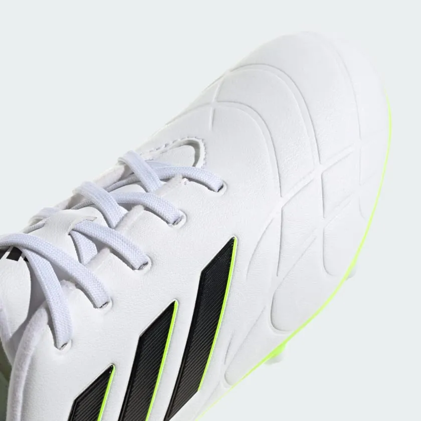 adidas COPA Pure .3 FG Boots- White/Black/Lemon- JUNIOR