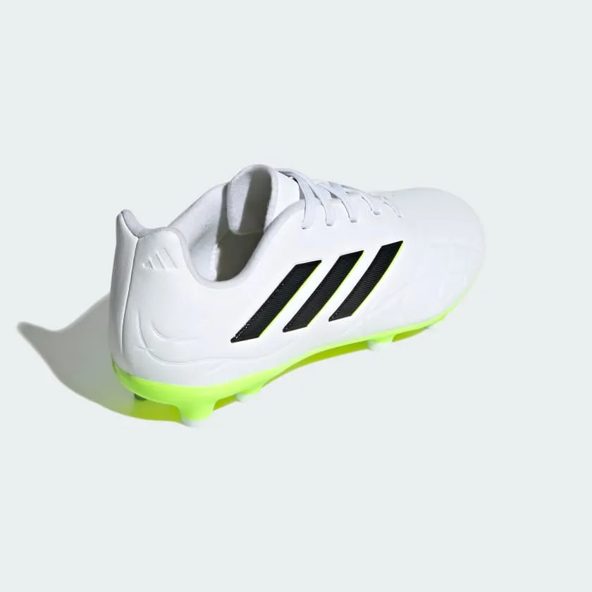 adidas COPA Pure .3 FG Boots- White/Black/Lemon- JUNIOR