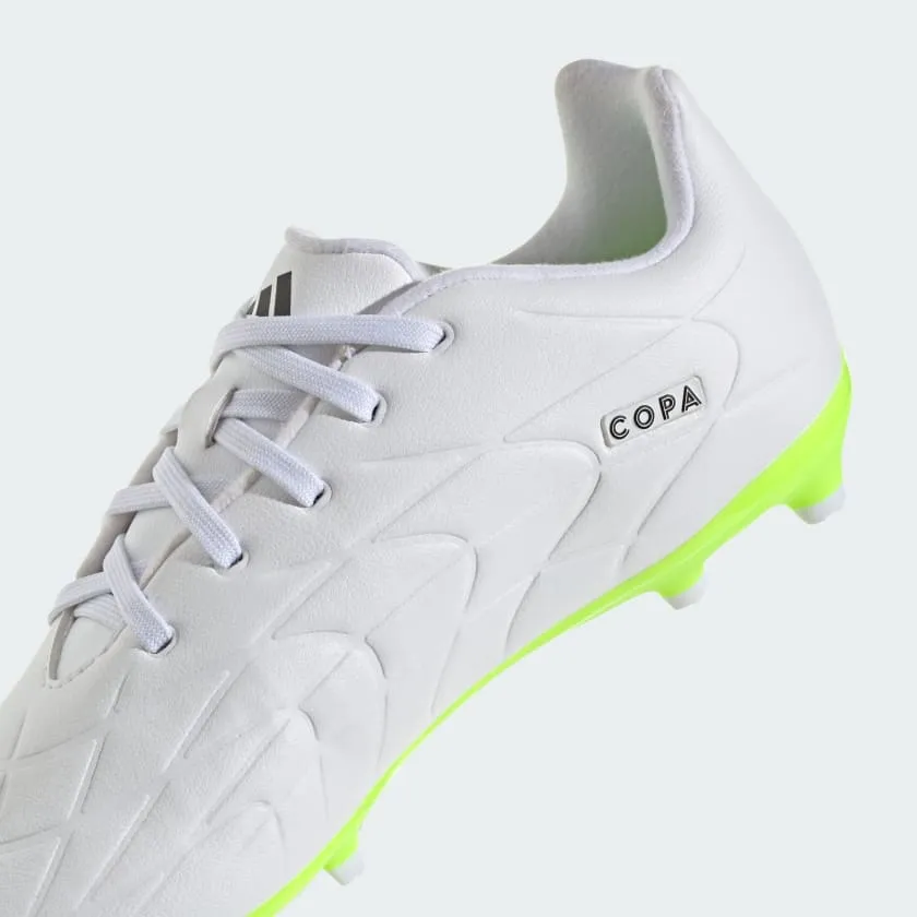 adidas COPA Pure .3 FG Boots- White/Black/Lemon- JUNIOR