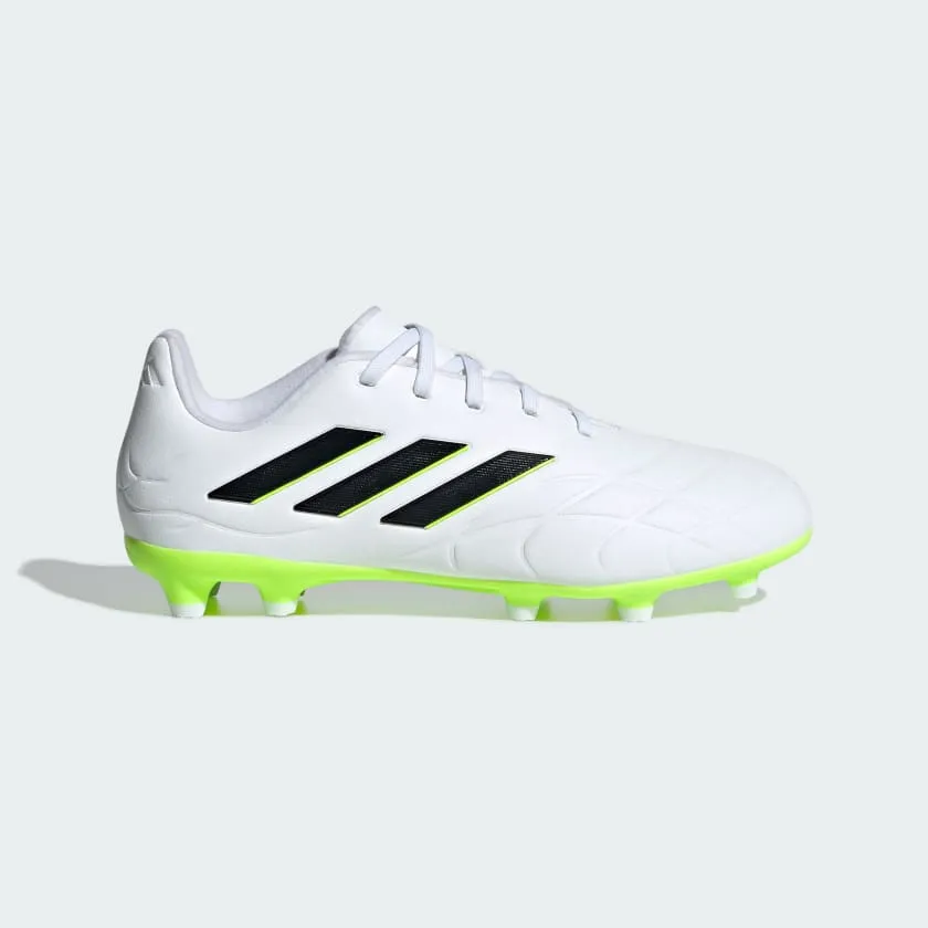 adidas COPA Pure .3 FG Boots- White/Black/Lemon- JUNIOR