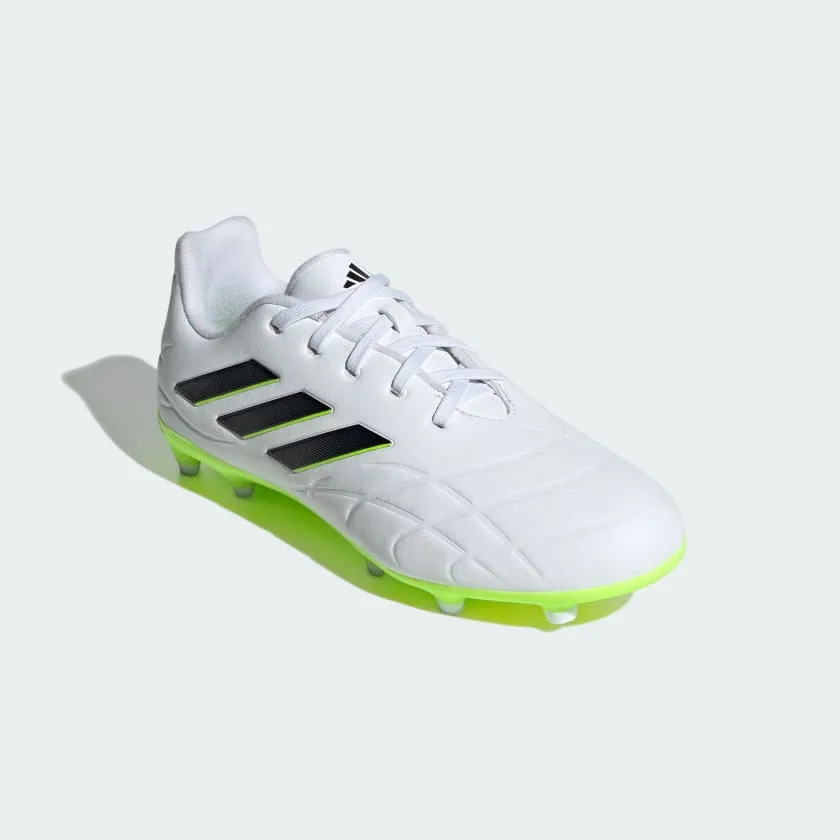 adidas COPA Pure .3 FG Boots- White/Black/Lemon- JUNIOR