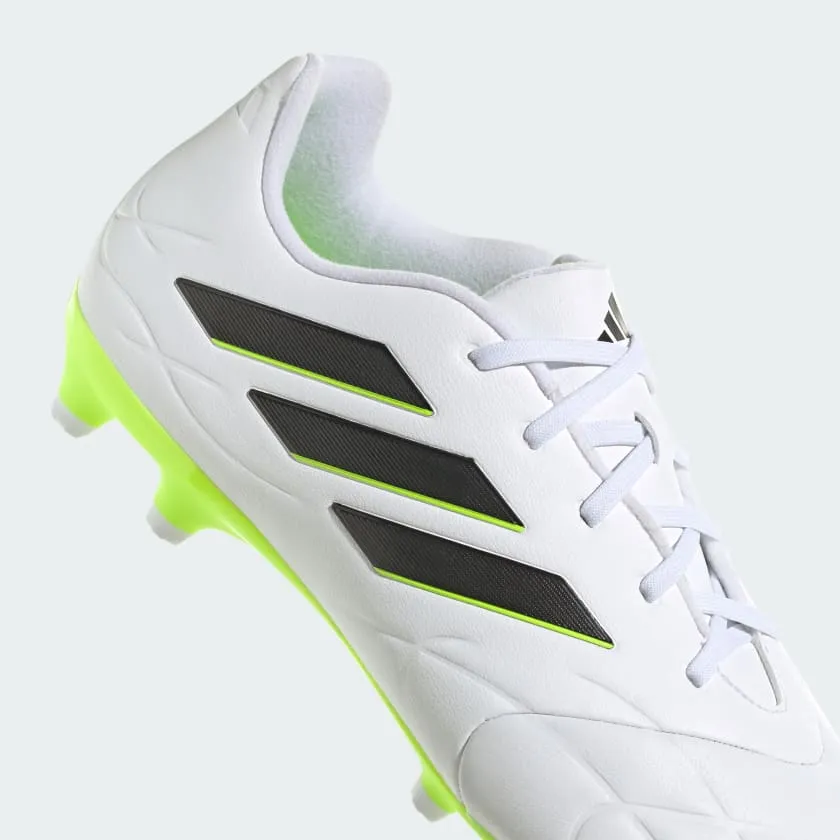 adidas COPA Pure .3 FG Boots- White/Black/Lemon