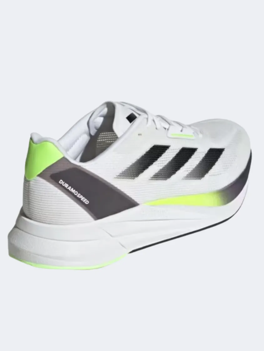 Adidas Duramo Speed Men Running Shoes White/Black/Yellow