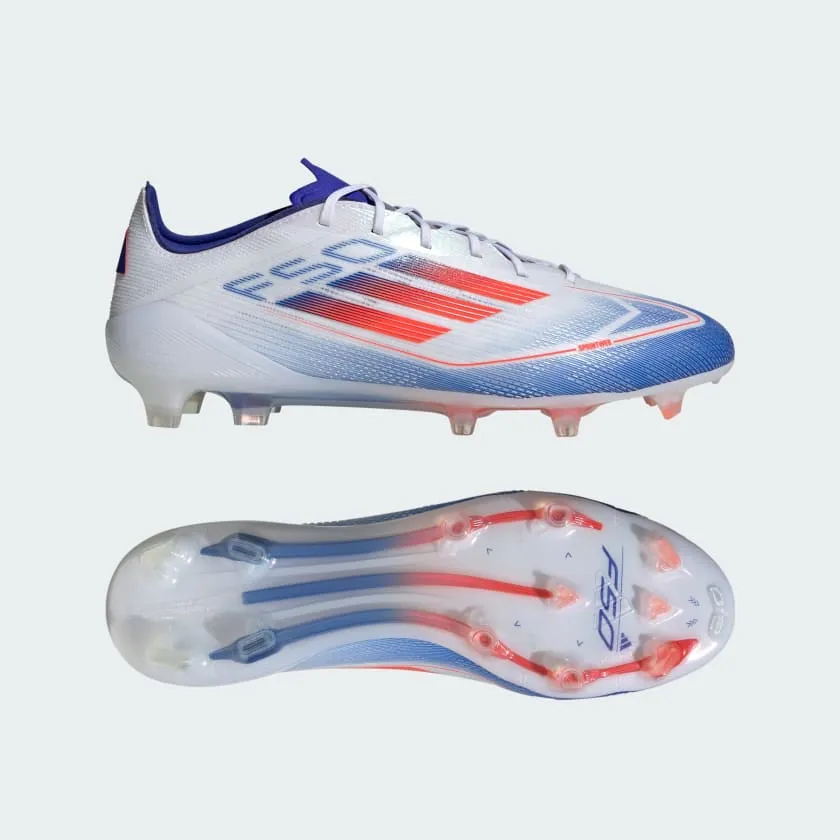 adidas F50 Elite Boots FG- White/Red/Blue