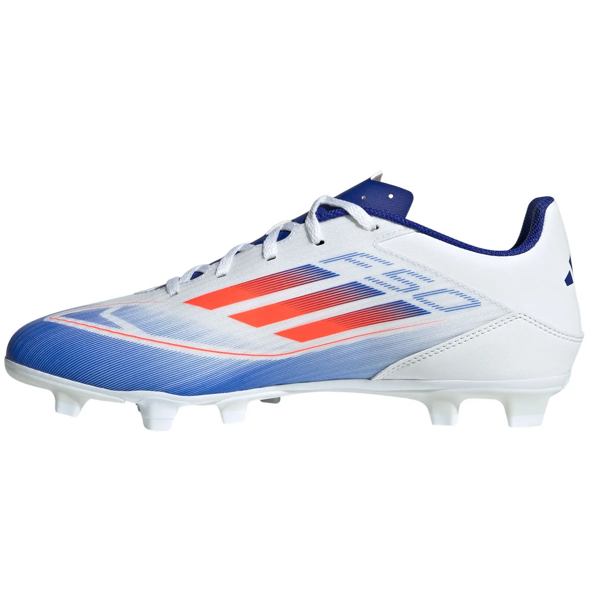 adidas F50 League FG/MG Football Boots - Adult - White/Red/Lucid Blue