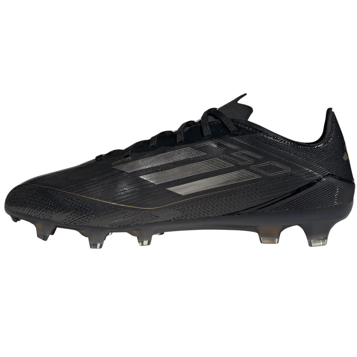 adidas F50 Pro FG Football Boots - Adult - Black/Iron Metallic/Gold