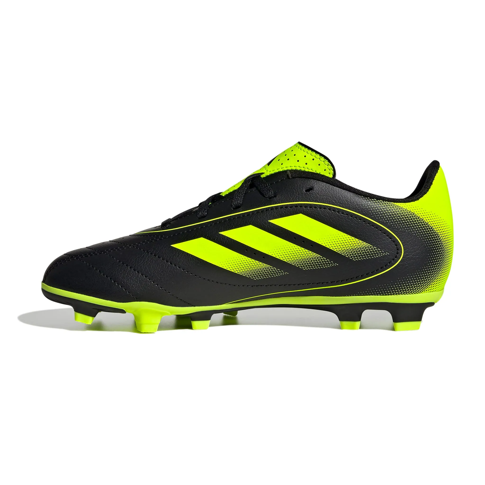 ADIDAS KID'S GOLETTO VIII BLACK/LEMON FOOTBALL BOOTS