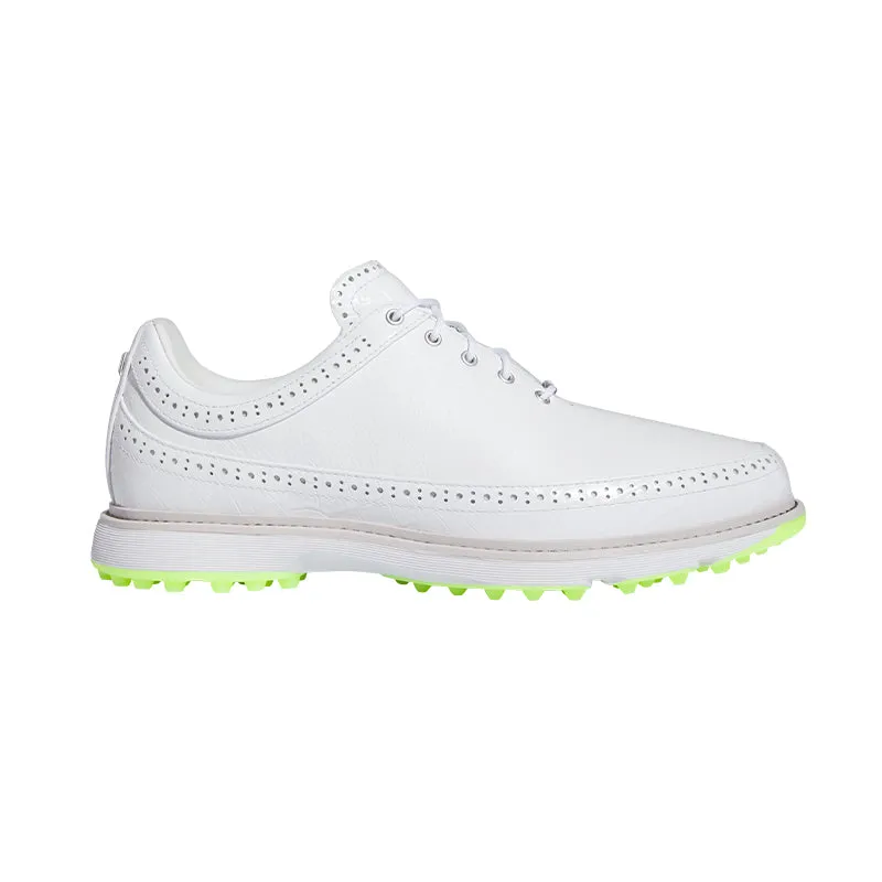 ADIDAS MC 80 Laced Spikeless Shoes (White/Lemon/Silver)