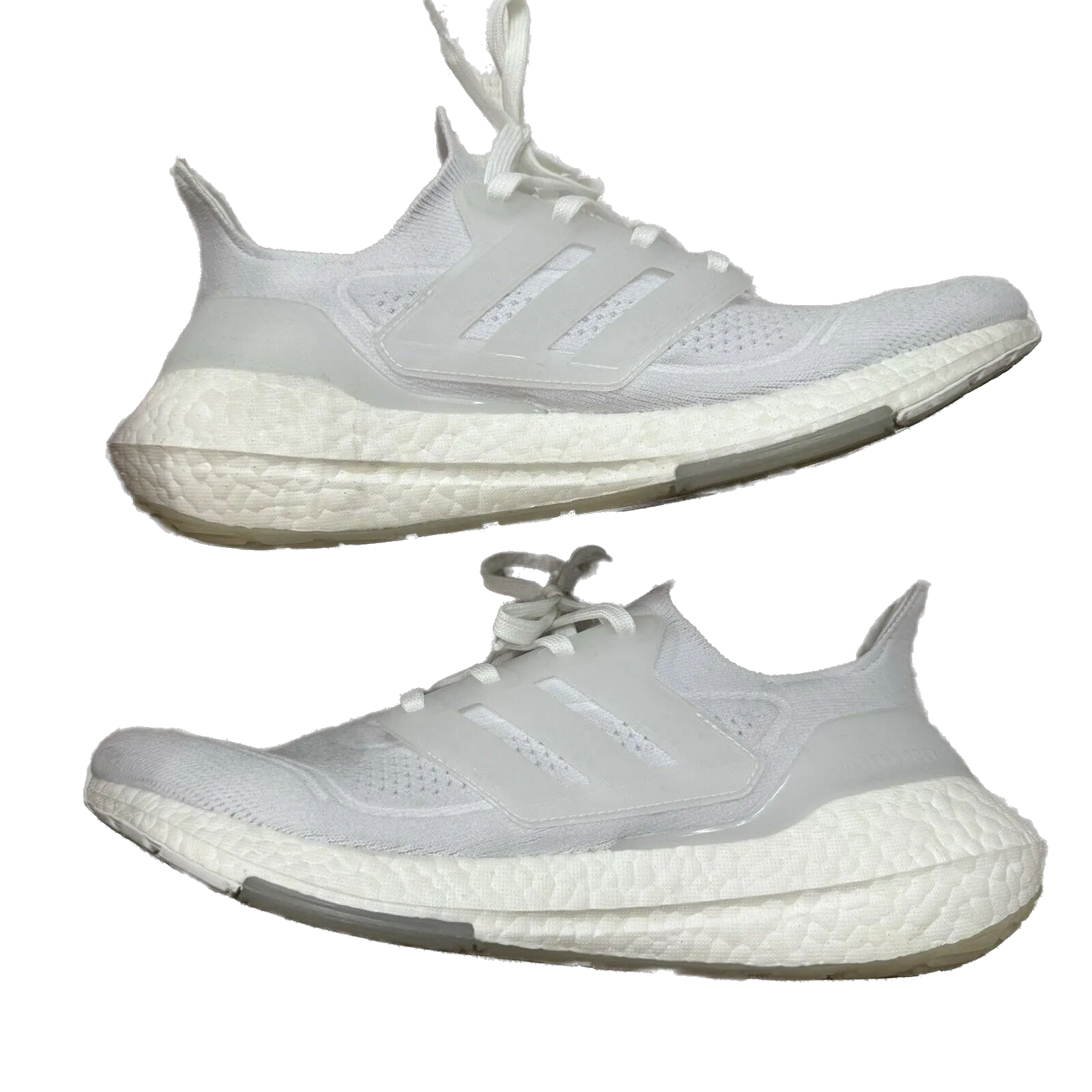 Adidas Men's Ultraboost 21 Shoes - White / Grey