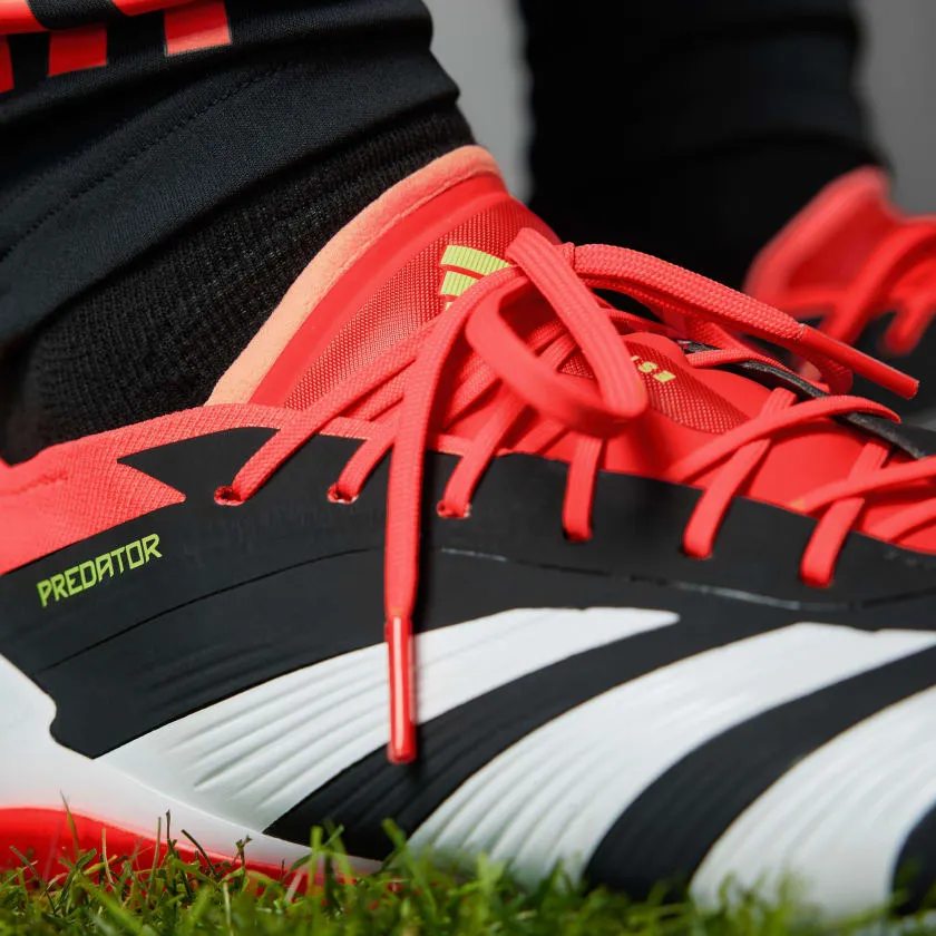 adidas Predator Elite FG Boots- Black/White/Red