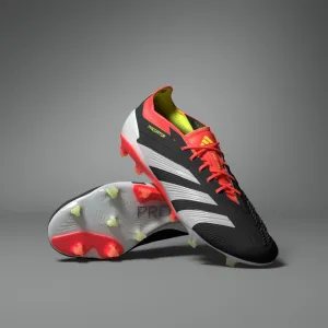 adidas Predator Elite FG Boots- Black/White/Red