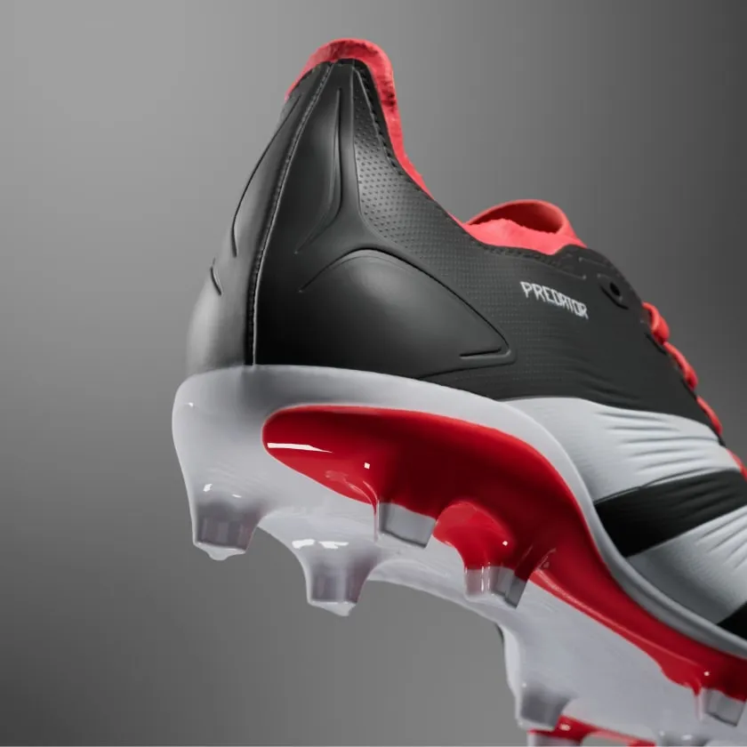 adidas Predator League FG Boots- Black/White/Red