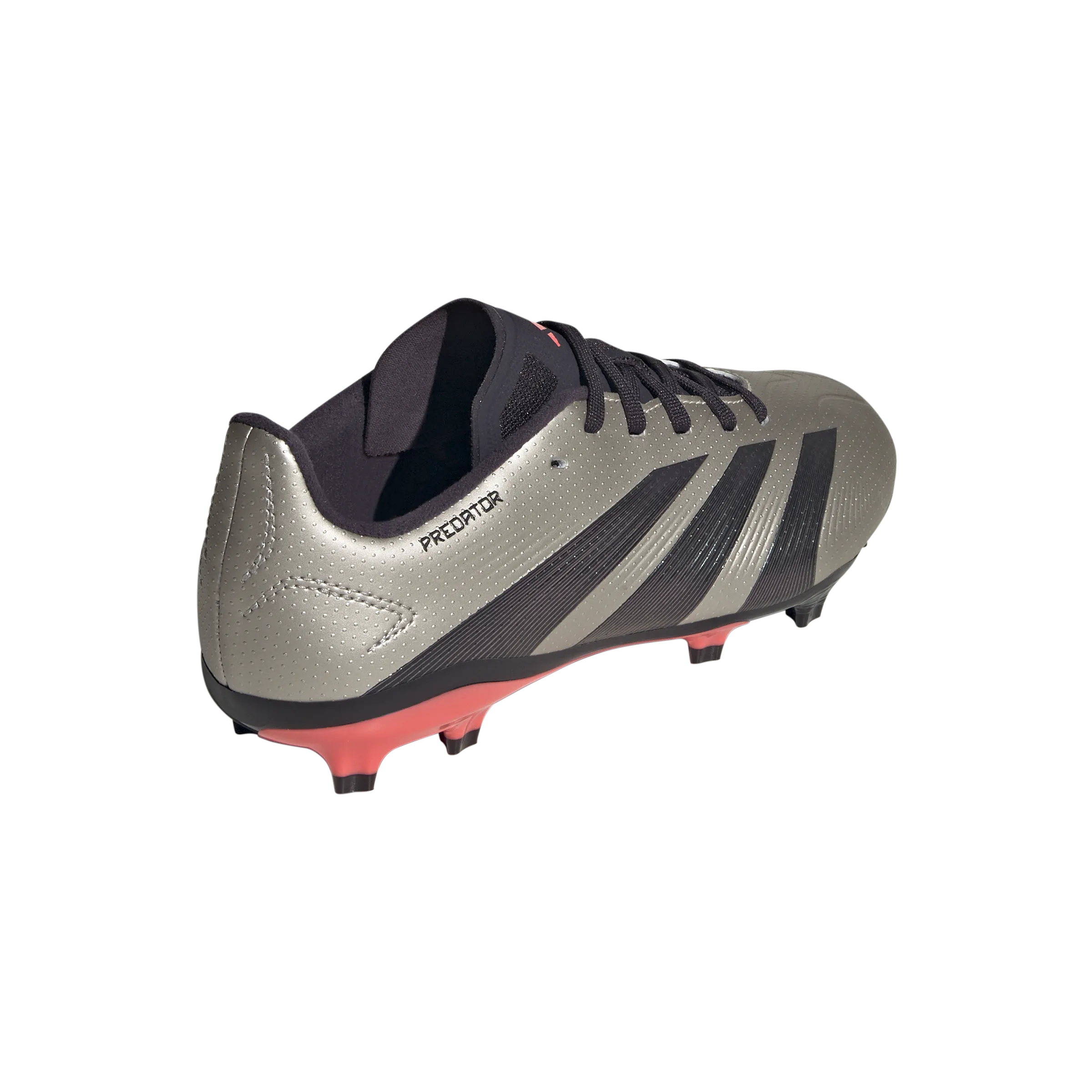 Adidas Predator League FG Junior Football Boots ((Platinum Metallic/Aurora Black/Carbon)