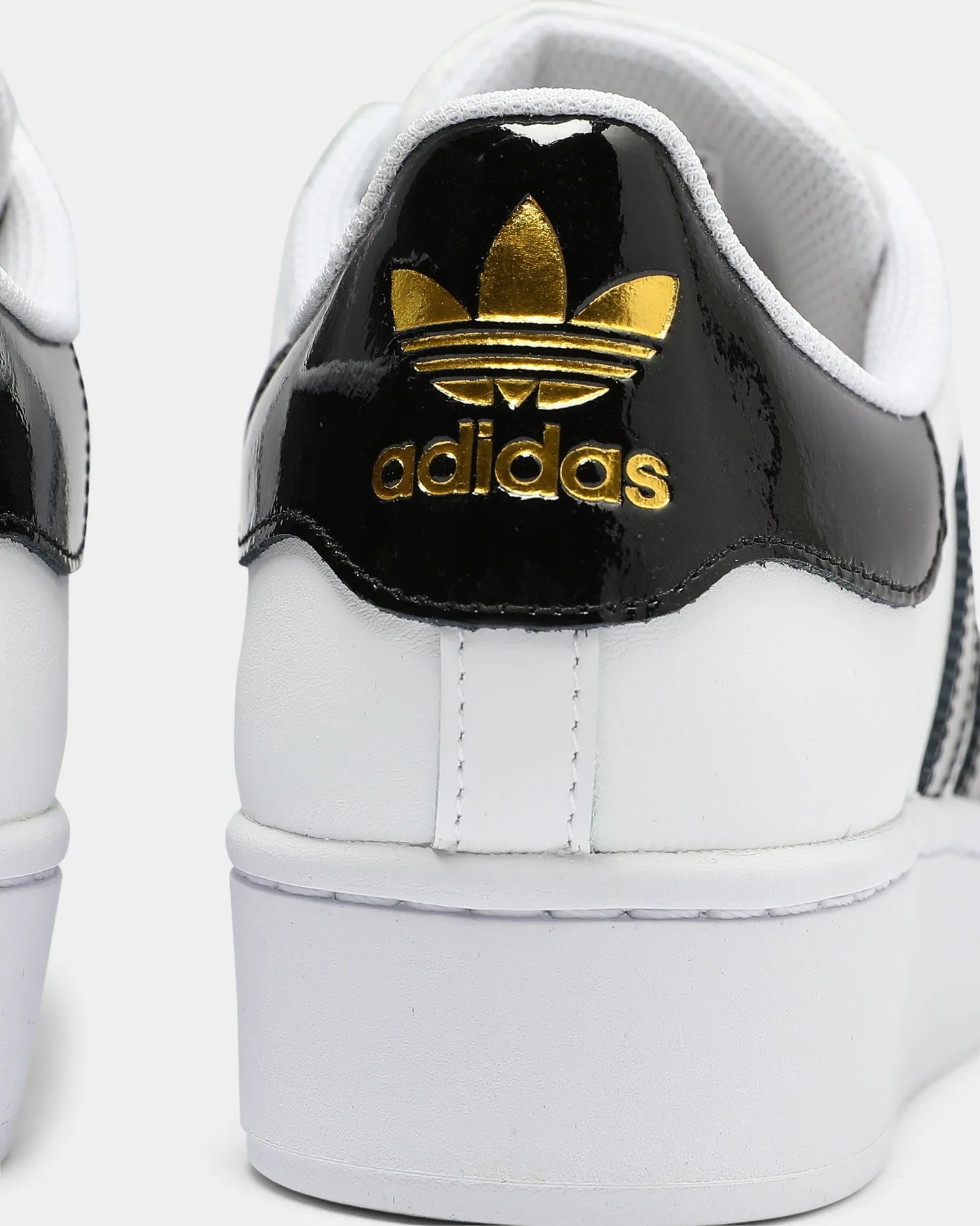 Adidas Women's Superstar Bold White/Black/Gold