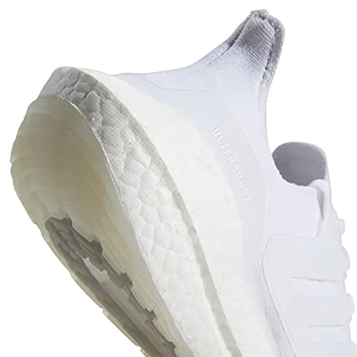 adidas Women's Ultra boost 21 Running Shoes, White/White/Grey, 7.5