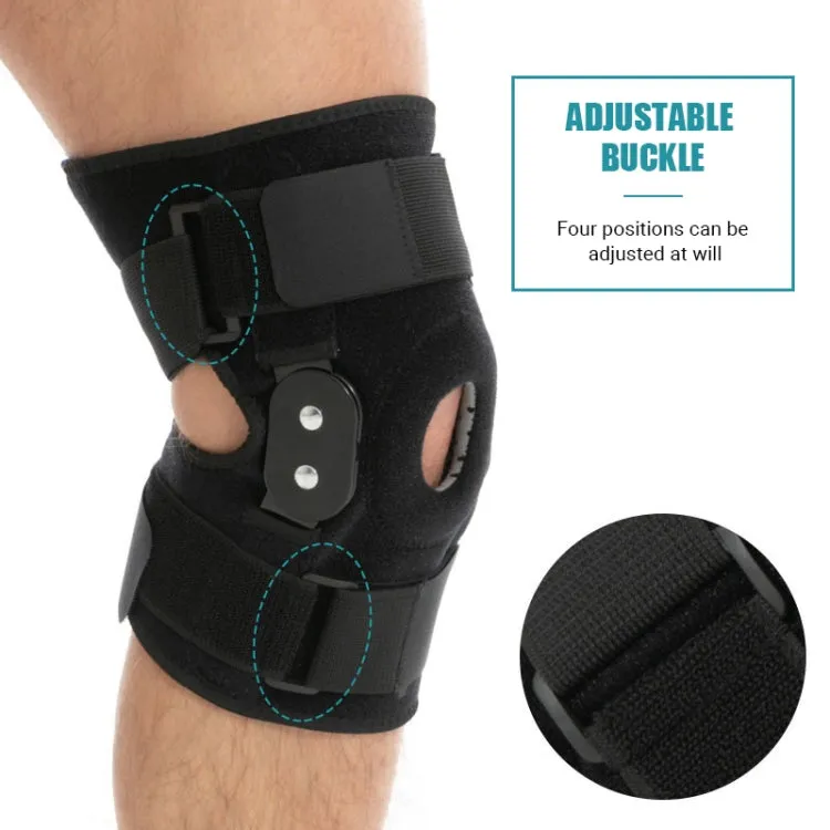 Adjustable Knee Support Ortopedic Joint Pain Meniscus Tear Injury Sports Knee Pads(Black)