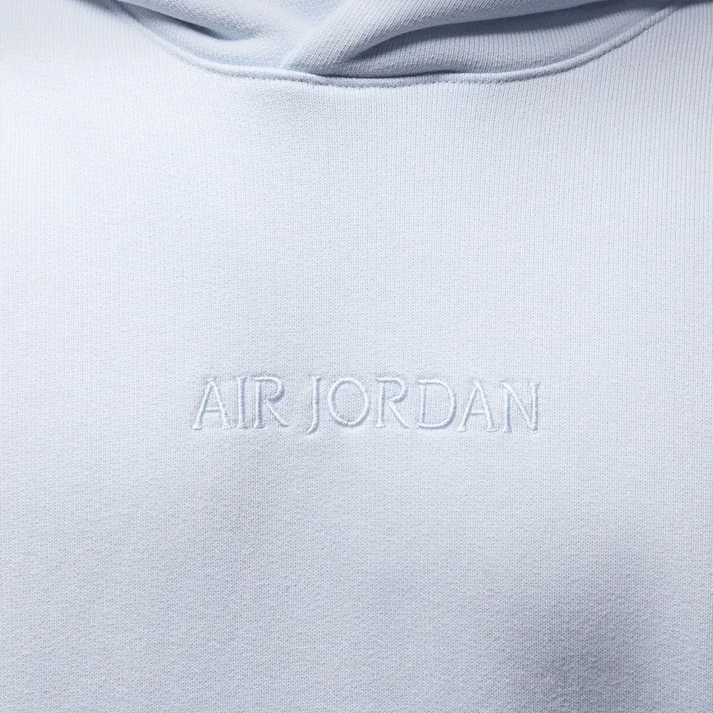 Air Jordan Wordmark Fleece Pullover Hoodie 'Football Grey'