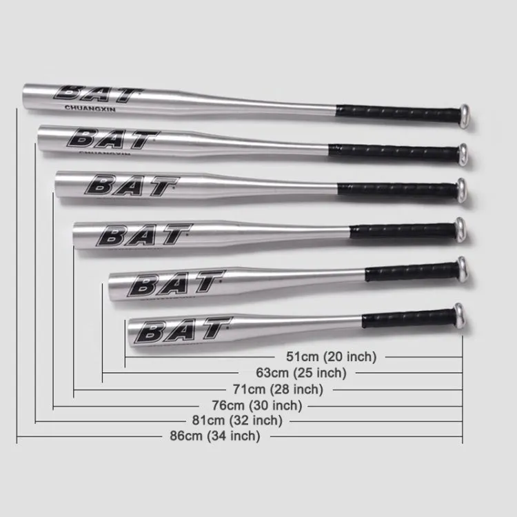 Aluminium Alloy Baseball Bat Of The Bit Softball Bats, Size:30 inch(75-76cm)(Red)