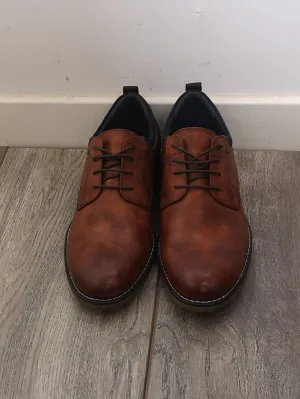 AM Shoe Company Brown Leather Shoes Size 10