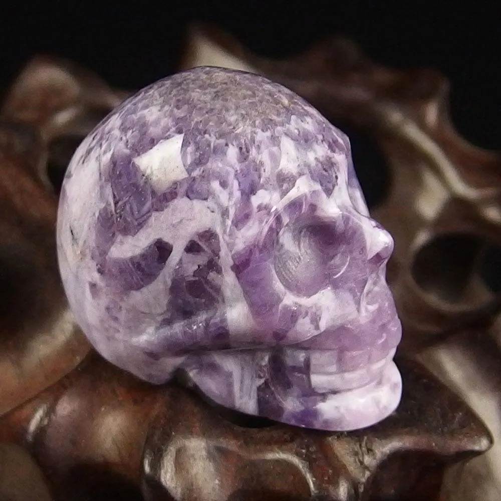 Amethyst Crystal Skull