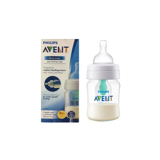 Anti-Colic Bottle PP 4OZ 1PK (Kepler) - SCF810/14