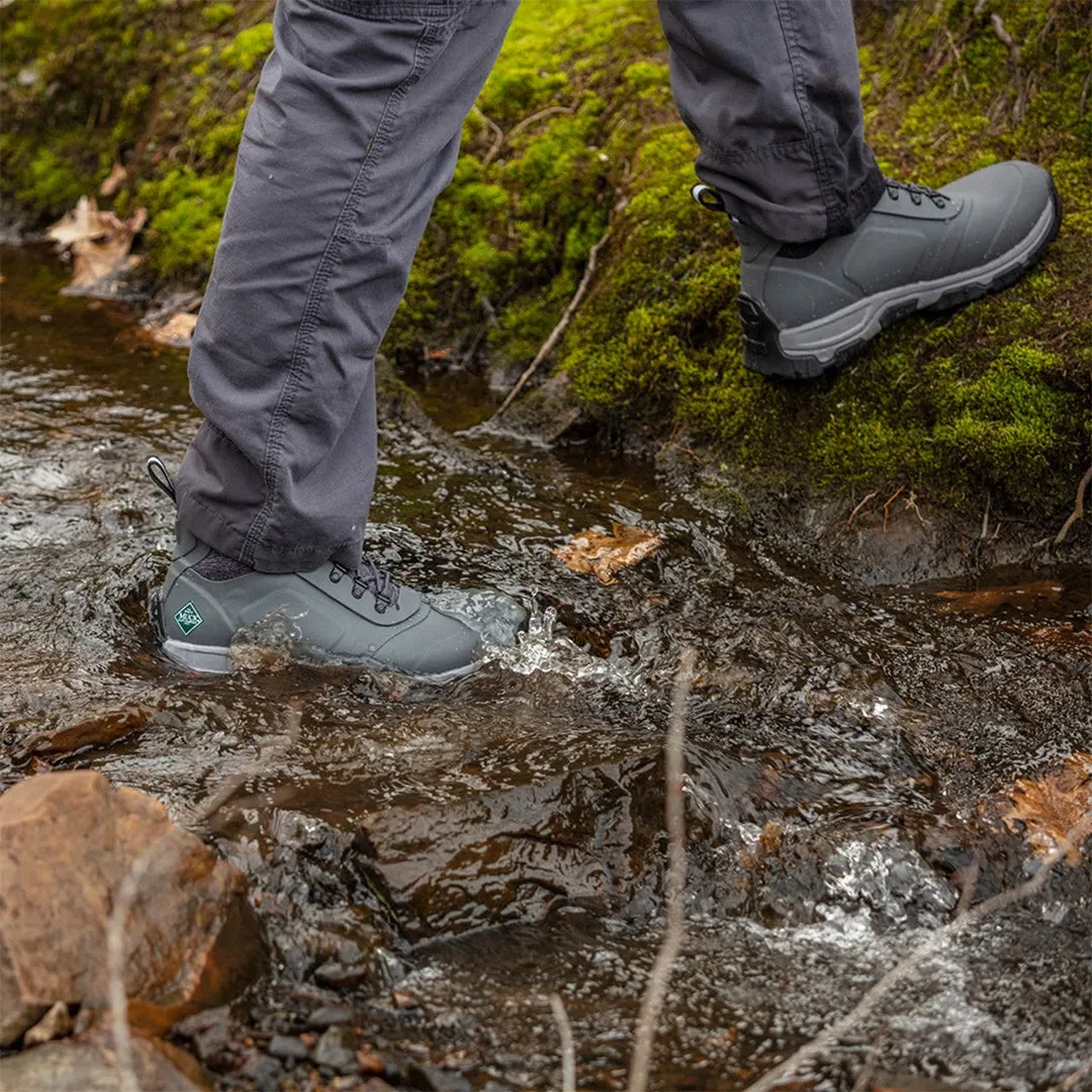 Apex Lace Up Short Boots - Grey by Muckboot