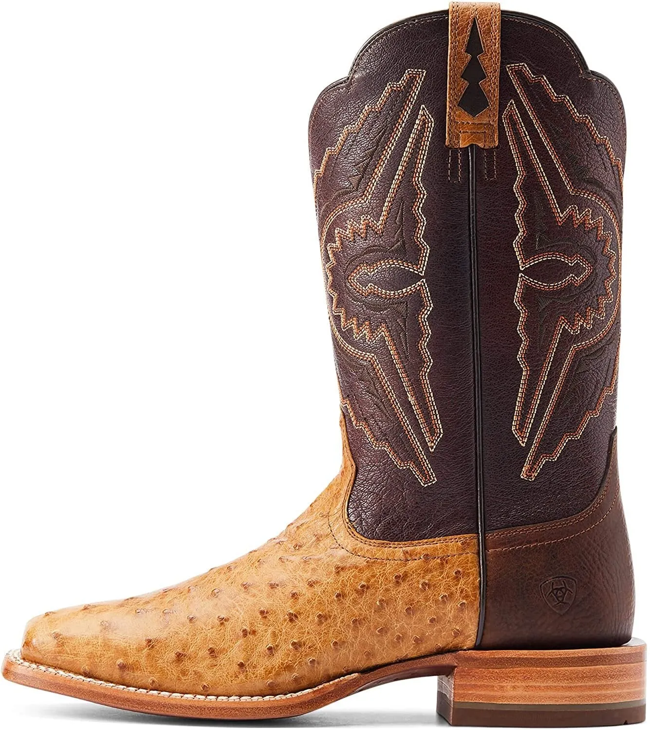 Ariat Men's Broncy Full Quill Ostrich Western Boot