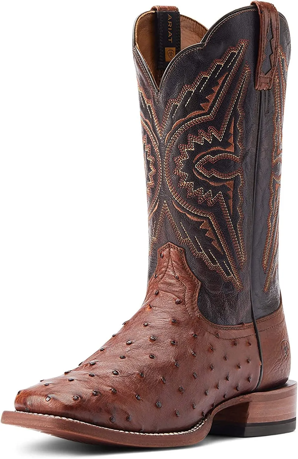 Ariat Men's Broncy Full Quill Ostrich Western Boot