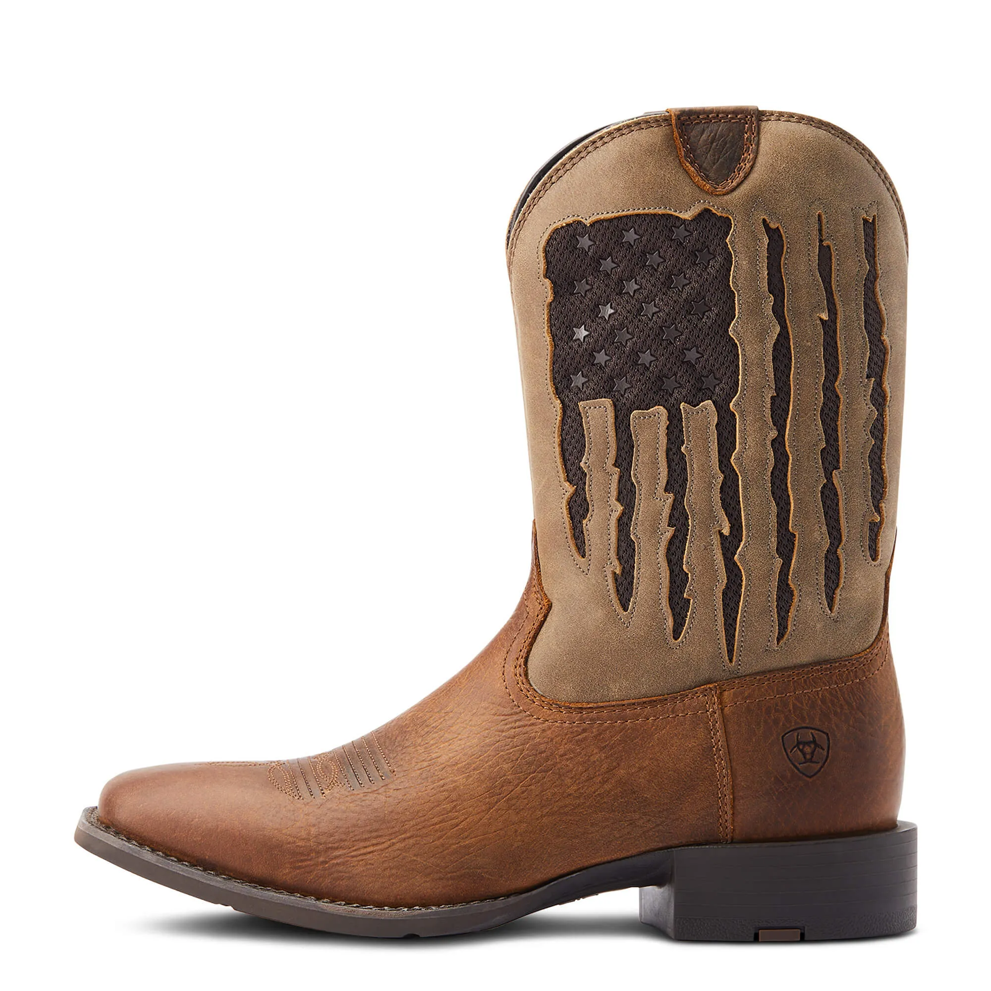 Ariat Men's Brown Sport My Country VentTEK Western Boot