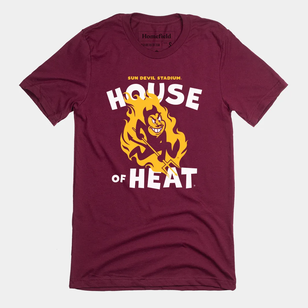 ASU House of Heat Football Stadium Tee