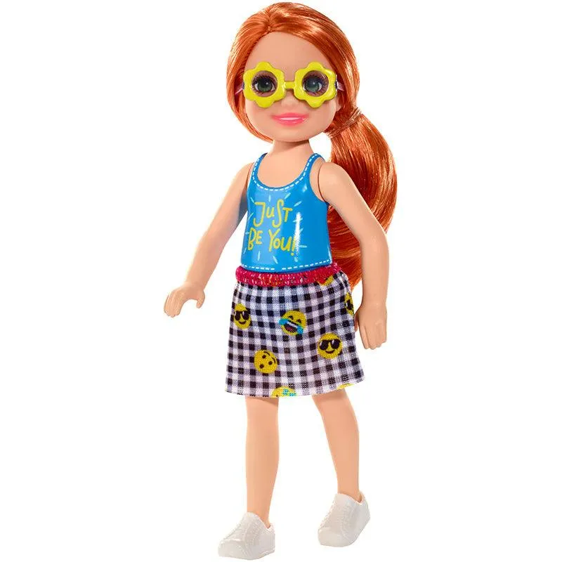 Barbie Chelsea Doll, Redhead W/Just Be You Top