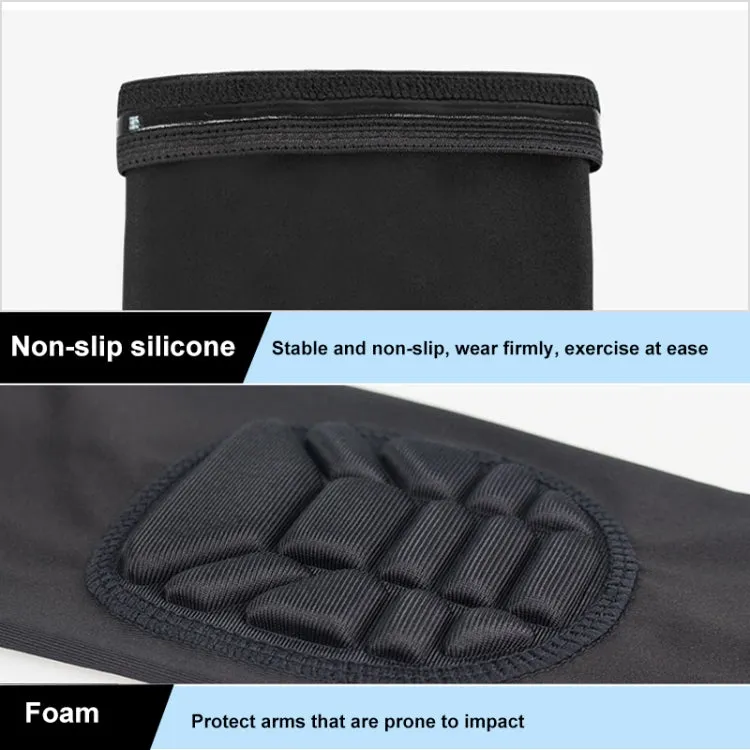 Basketball Sleeve Cellular Anti-collision Anti-slip Compression Elbow Protective Gear, Size:M(Black)