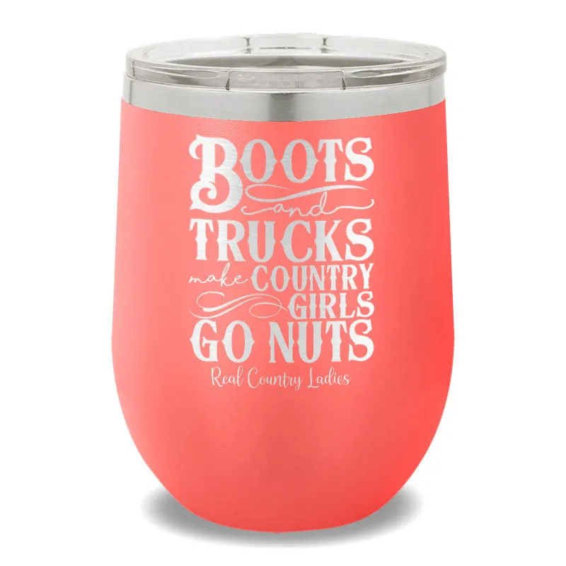 Boots And Trucks 12oz Stemless Wine Cup