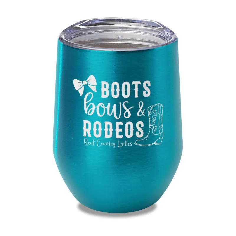 Boots Bows And Rodeos Laser Etched Tumbler