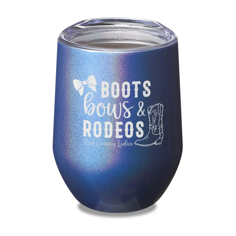 Boots Bows And Rodeos Laser Etched Tumbler