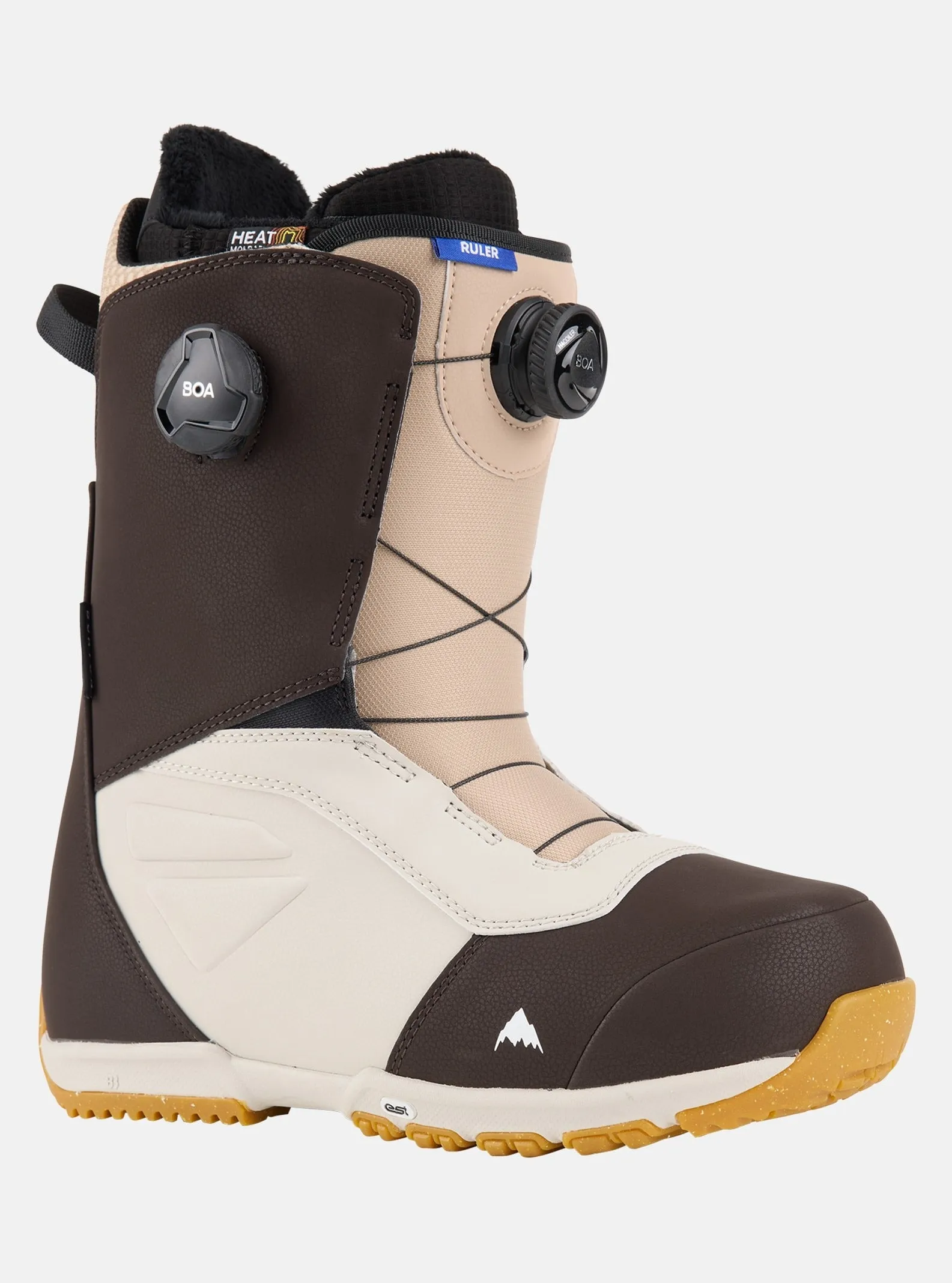 Burton Men's Ruler BOA® Snowboard Boots Brown/Sand 2024